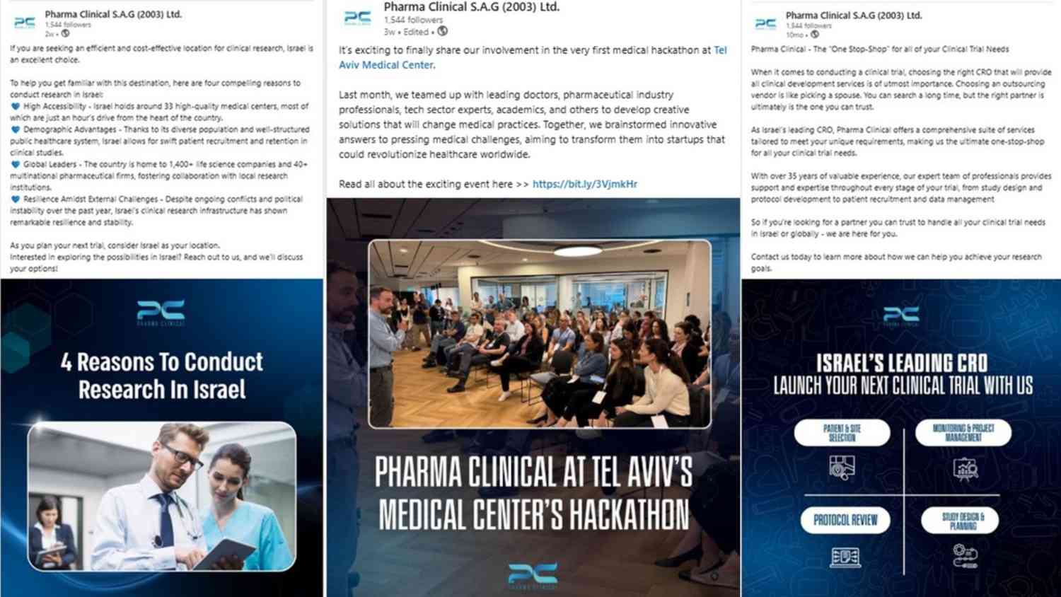 סיפור הצלחה - pharma clinical